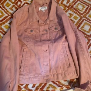 Ladies pink Jean jacket